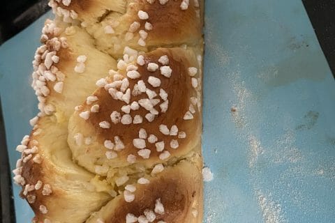 Cliquez pour zoomer ! Brioche tressée à la mie filante Thermomix par milie0401