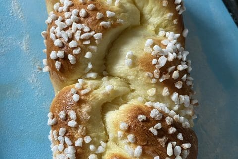 Cliquez pour zoomer ! Brioche tressée à la mie filante Thermomix par milie0401