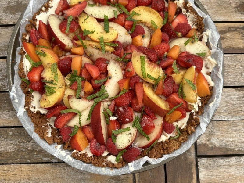 Cliquez pour zoomer ! Tarte aux fraises sans cuisson Thermomix par Melanie2119