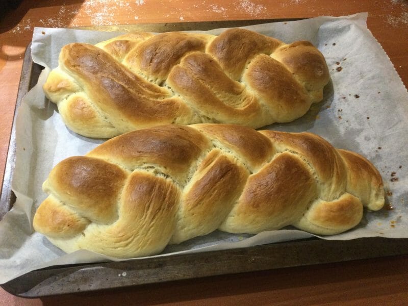Cliquez pour zoomer ! Brioche tressée à la mie filante Thermomix par celine_639
