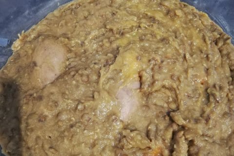 Cliquez pour zoomer ! Lentilles et ses saucisses Thermomix par pommedamour69