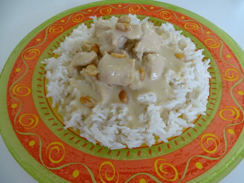 Cliquez pour zoomer ! Effiloché de poulet aux cacahuètes Thermomix par sylsol