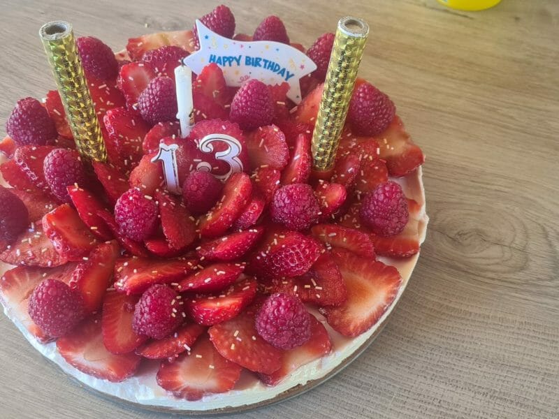 Cliquez pour zoomer ! Tarte aux fraises sans cuisson Thermomix par Alice