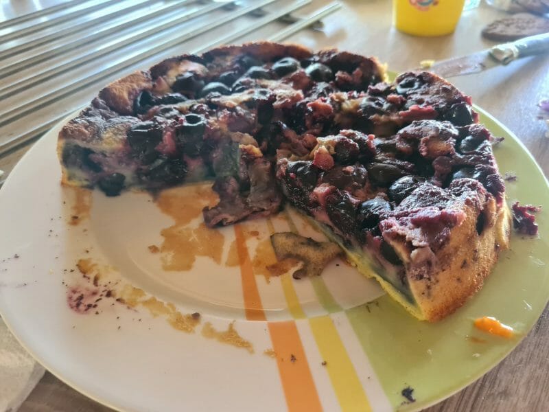 Cliquez pour zoomer ! Clafoutis aux cerises Thermomix par Alice