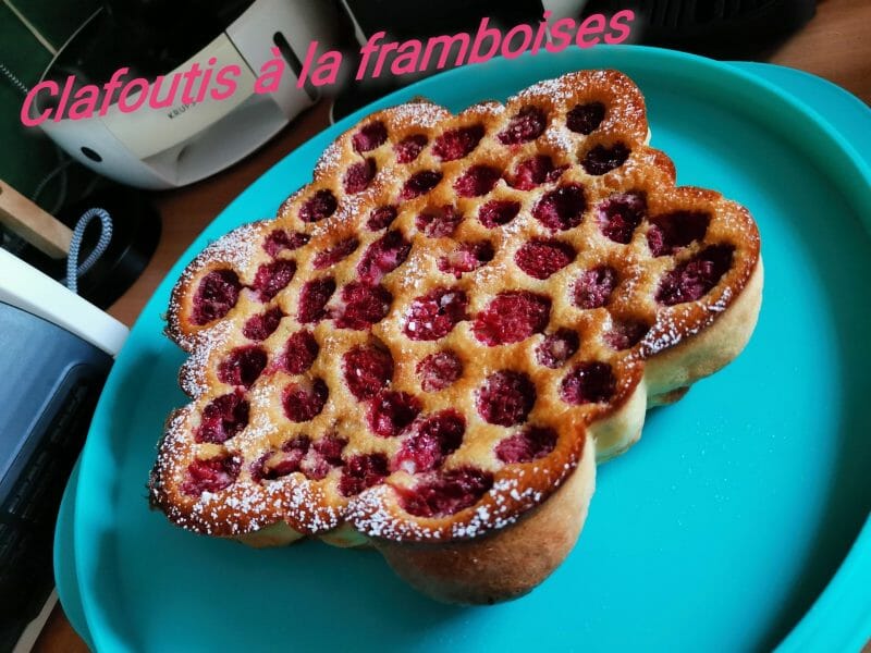 Cliquez pour zoomer ! Clafoutis aux framboises Thermomix par fannyg76