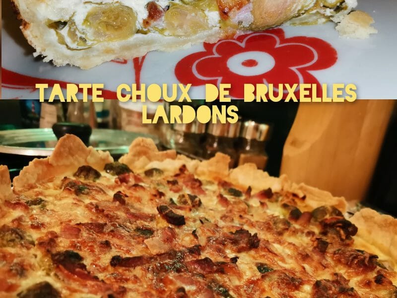 Cliquez pour zoomer ! Quiche aux choux de Bruxelles et lardons Thermomix par fannyg76