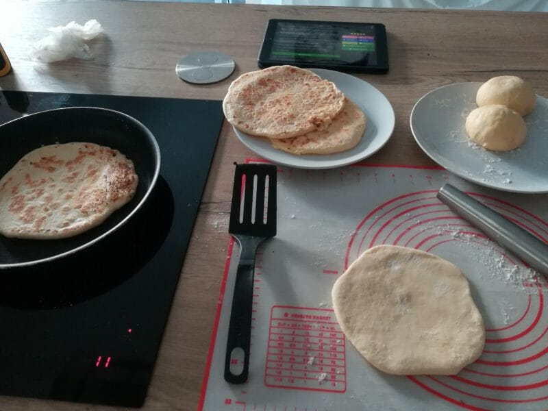 Cliquez pour zoomer ! Naans au fromage Thermomix par momorouquine