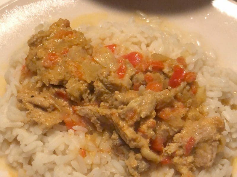 Cliquez pour zoomer ! Sauté de porc au curry Thermomix par marie_585