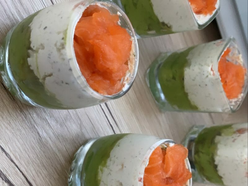 Cliquez pour zoomer ! Verrines saumon avocat Thermomix par mina_19