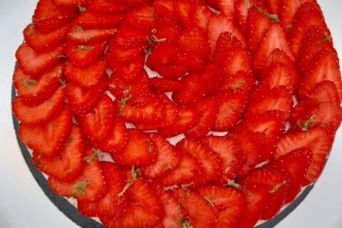 Cliquez pour zoomer ! Tarte aux fraises sans cuisson Thermomix par Audgalifier