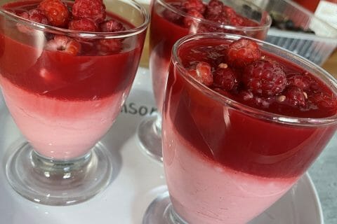 Mousse à la framboise et son coulis Thermomix par stephanie-steven