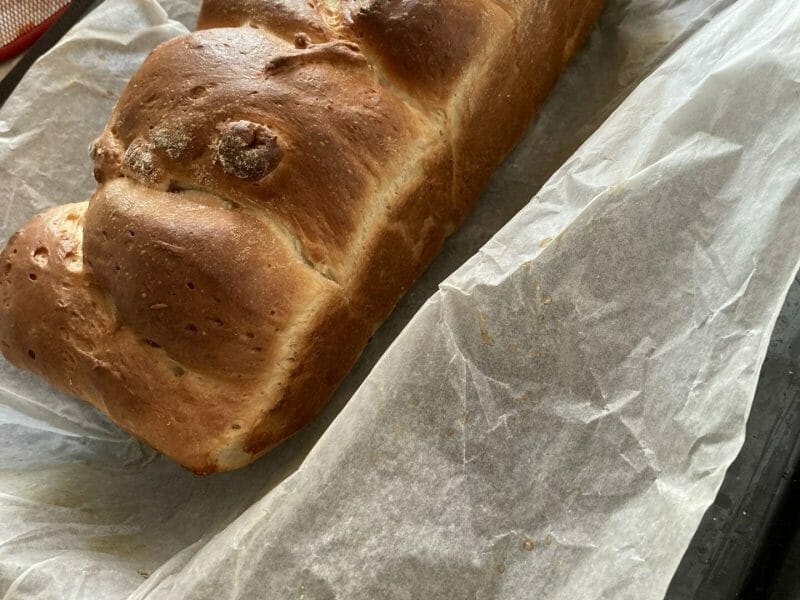 Cliquez pour zoomer ! Brioche sans beurre, sans oeufs Thermomix par sandrine06340