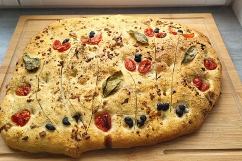 Cliquez pour zoomer ! Focaccia des Pouilles Thermomix par clairette_54