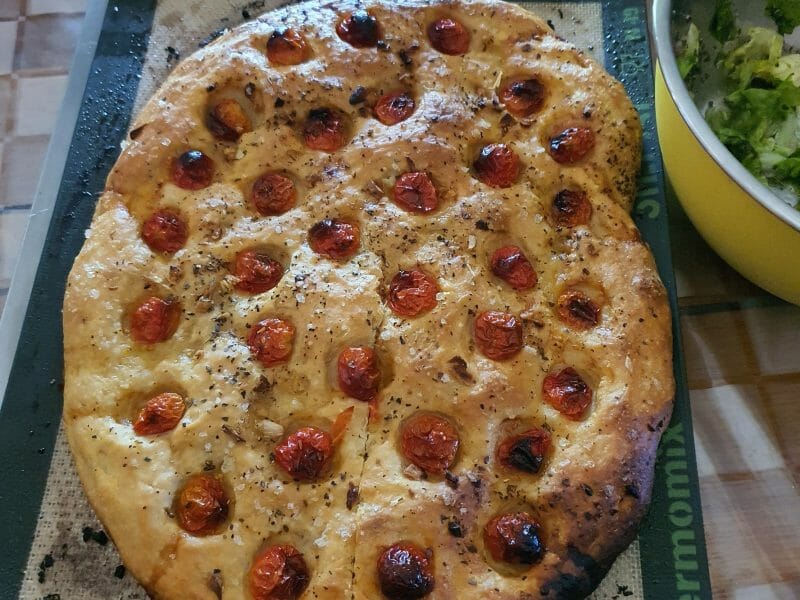 Cliquez pour zoomer ! Focaccia des Pouilles Thermomix par Patg