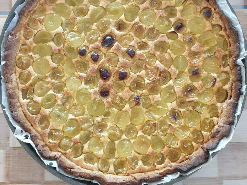 Cliquez pour zoomer ! Tarte aux raisins Thermomix par Patg