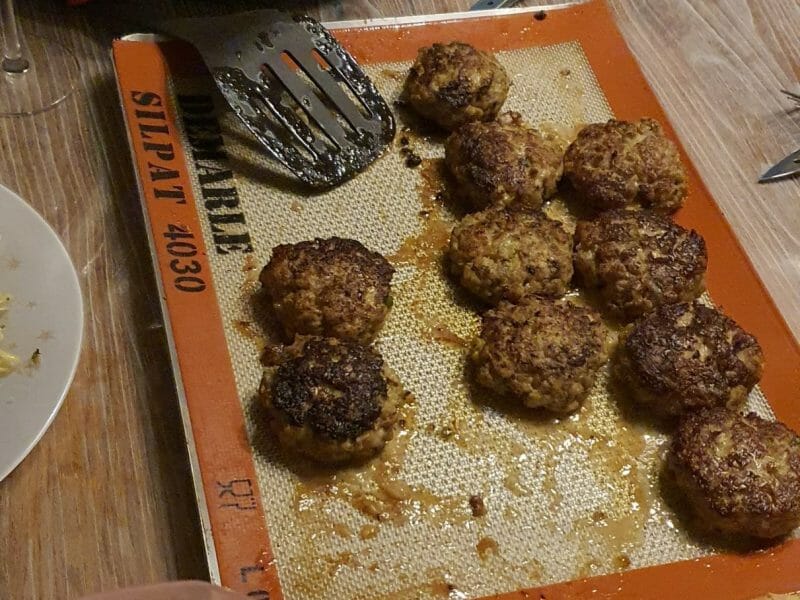 Cliquez pour zoomer ! Boulettes de veau à la tomme Thermomix par Patg