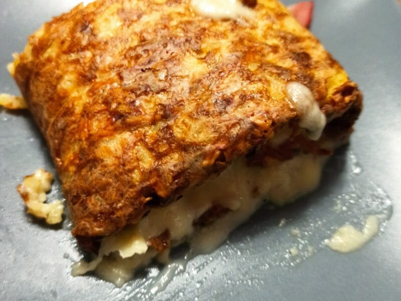 Roulé de pommes de terre, jambon et reblochon Thermomix par kokot