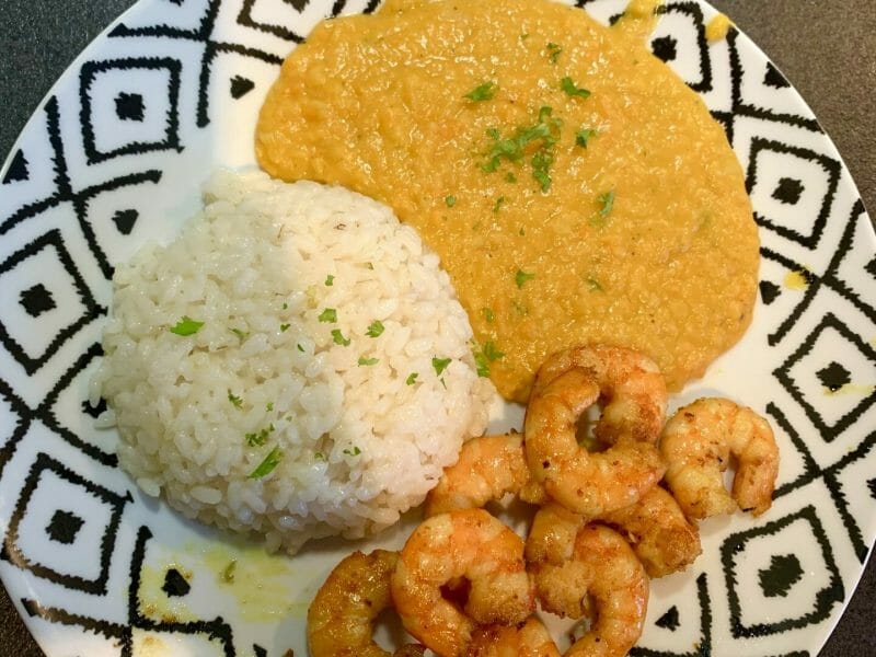 Cliquez pour zoomer ! Dhal de patate douce et de lentilles corail Thermomix par elraip