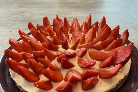 Cliquez pour zoomer ! Tarte aux fraises sans cuisson Thermomix par karine_p