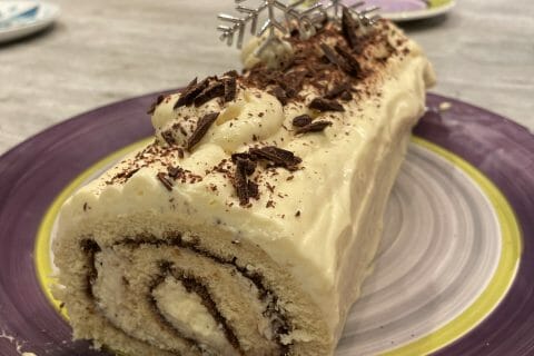 Cliquez pour zoomer ! Bûche Tiramisu Thermomix par karine_p