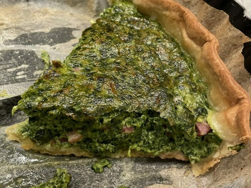 Cliquez pour zoomer ! Quiche épinards et lardons Thermomix par karine_p