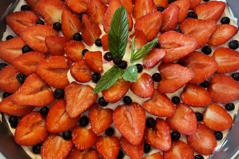 Cliquez pour zoomer ! Tarte aux fraises sans cuisson Thermomix par karine_p