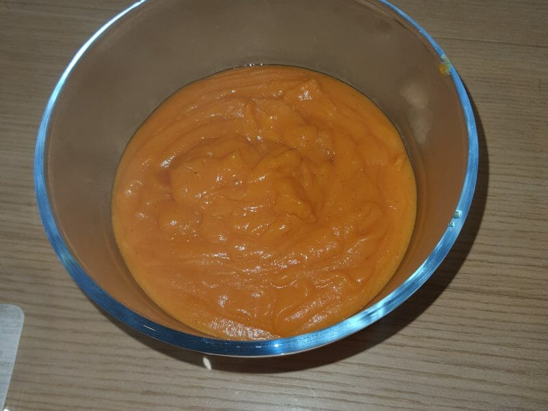 Cliquez pour zoomer ! Purée courges et carottes Thermomix par cindouche38