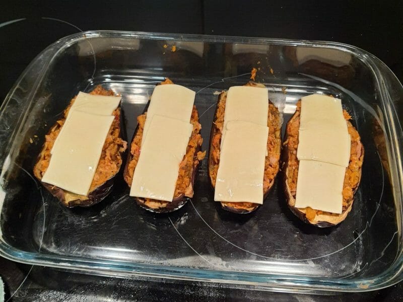 Cliquez pour zoomer ! Aubergines farcies au thon Thermomix par cindouche38