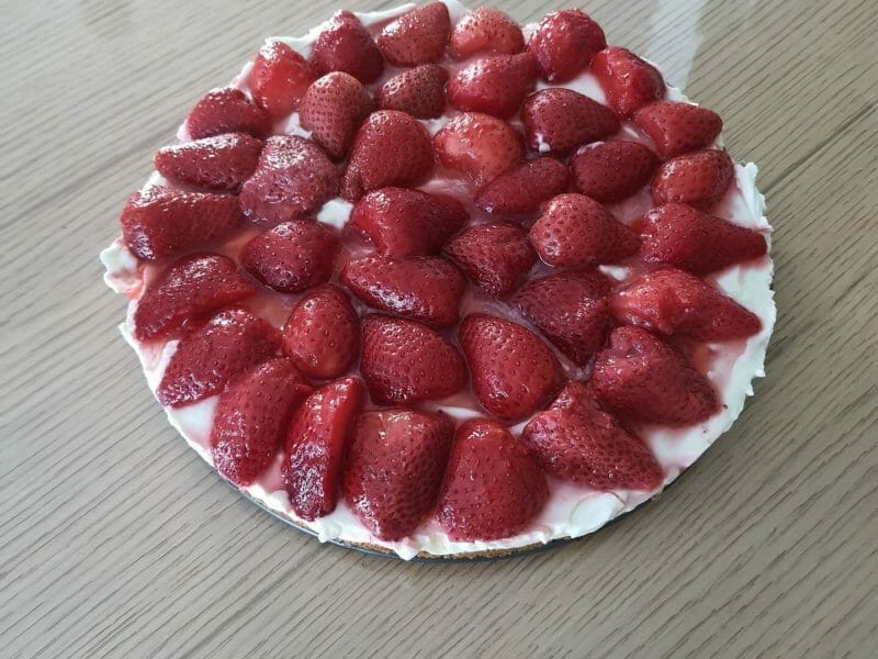 Cliquez pour zoomer ! Tarte aux fraises sans cuisson Thermomix par cindouche38