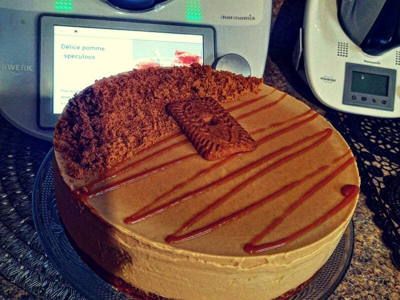 Cliquez pour zoomer ! Crémeux pommes spéculoos Thermomix par gaenia33
