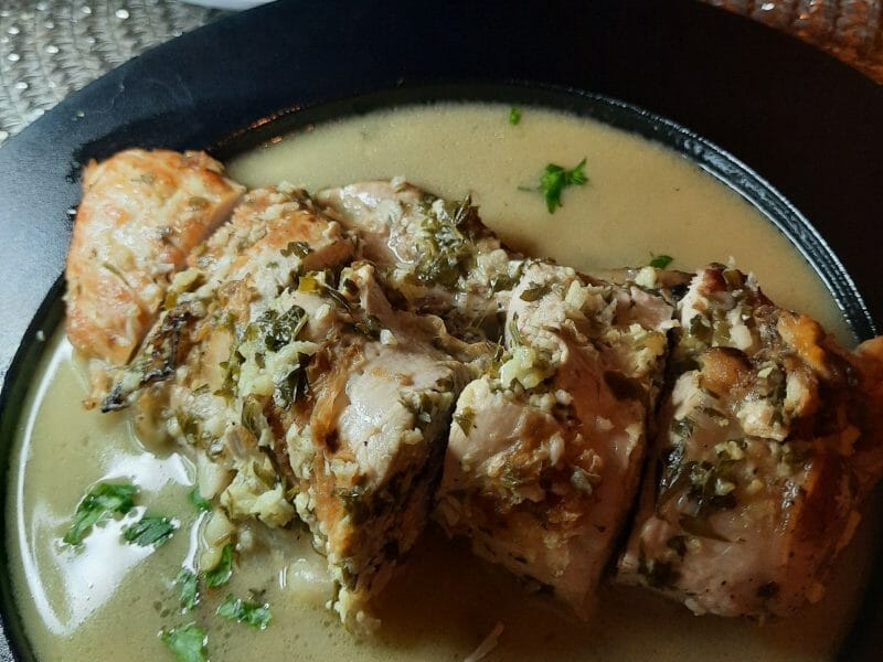 Cliquez pour zoomer ! Filet mignon de porc à l’ail Thermomix par gaenia33