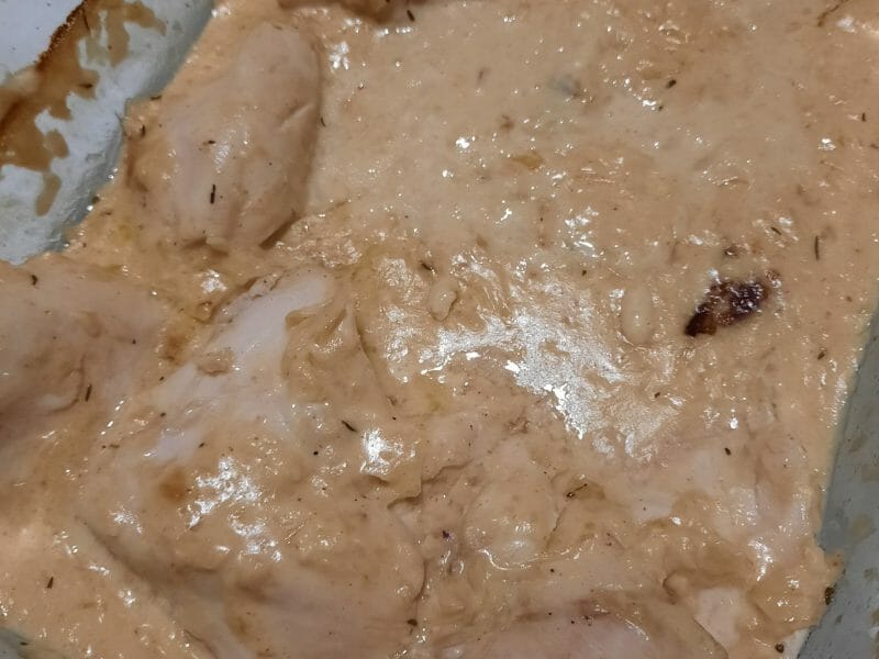 Cliquez pour zoomer ! Poulet à la crème et aux oignons Thermomix par gaenia33