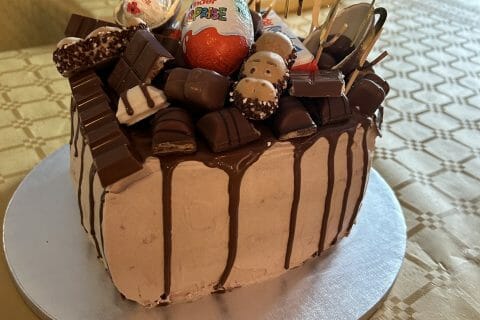 Cliquez pour zoomer ! Layer cake Kinder Bueno Thermomix par Clyn57