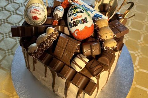 Cliquez pour zoomer ! Layer cake Kinder Bueno Thermomix par Clyn57