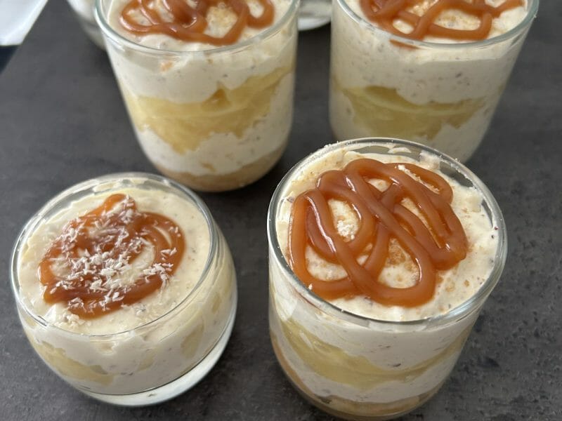 Cliquez pour zoomer ! Tiramisu à l’ananas et son coulis de framboises Thermomix par ade333