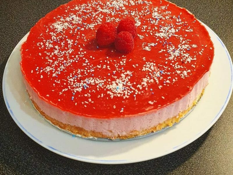 Cliquez pour zoomer ! Bavarois aux framboises Thermomix par luciahamb