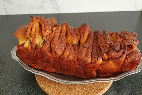 Cliquez pour zoomer ! Brioche à effeuiller à la cannelle Thermomix par luciahamb