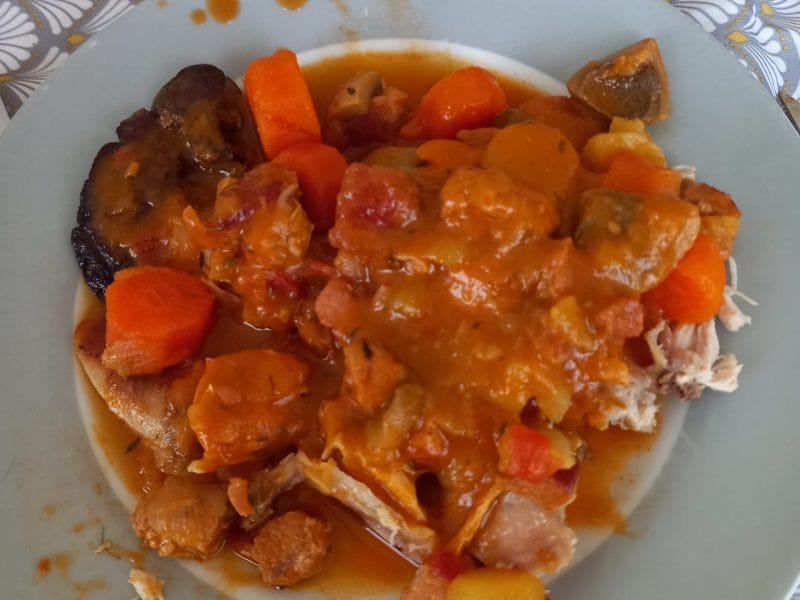Cliquez pour zoomer ! Lapin sauce chasseur Thermomix par marielle22300