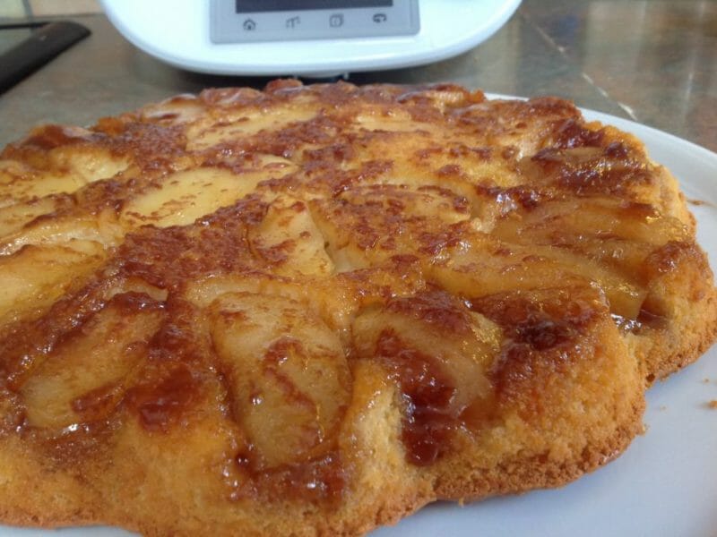 Cliquez pour zoomer ! Gâteau renversé aux pommes caramélisées Thermomix par FranceB