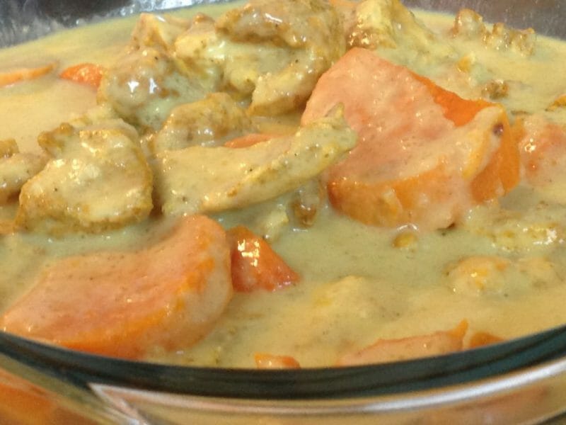 Cliquez pour zoomer ! Blancs de poulet sauce moutarde et curry Thermomix par FranceB