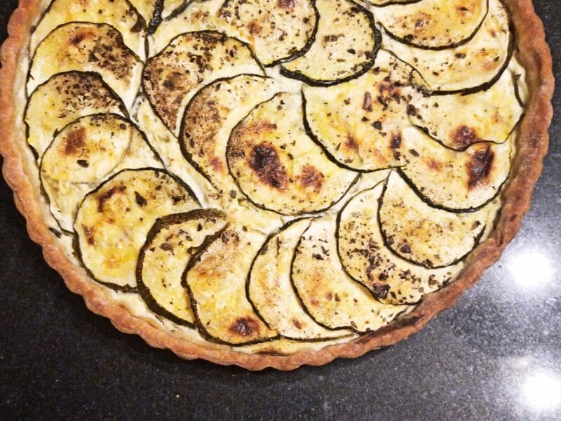 Cliquez pour zoomer ! Tarte courgettes et ricotta Thermomix par sarah_348