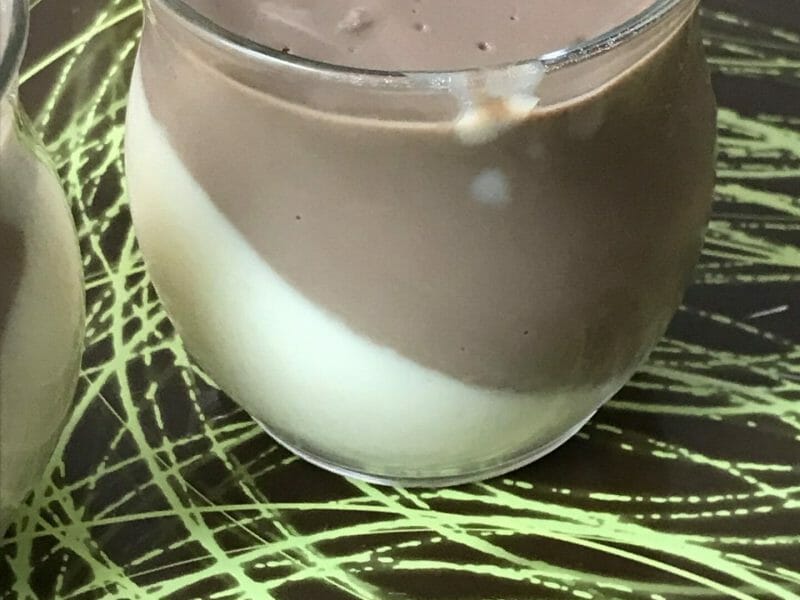 Cliquez pour zoomer ! Crème dessert au deux saveurs Thermomix par loloetnaya