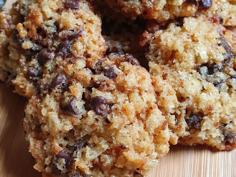 Cliquez pour zoomer ! Cookies au pain rassis et pépites de chocolat Thermomix par carolinette_23
