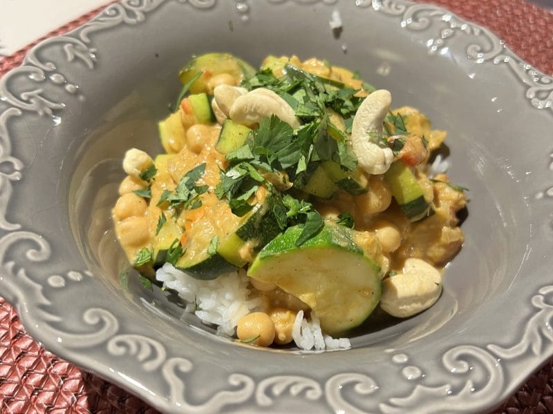 Cliquez pour zoomer ! Curry de courgettes au lait de coco Thermomix par valerie_272