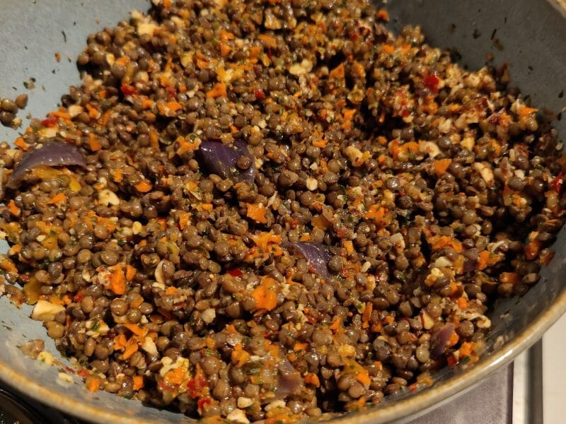 Cliquez pour zoomer ! Salade de lentilles Thermomix par coralie_grelo