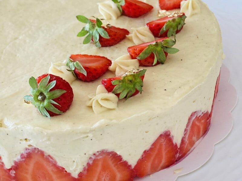 Cliquez pour zoomer ! Fraisier Thermomix par Jasmine🌼