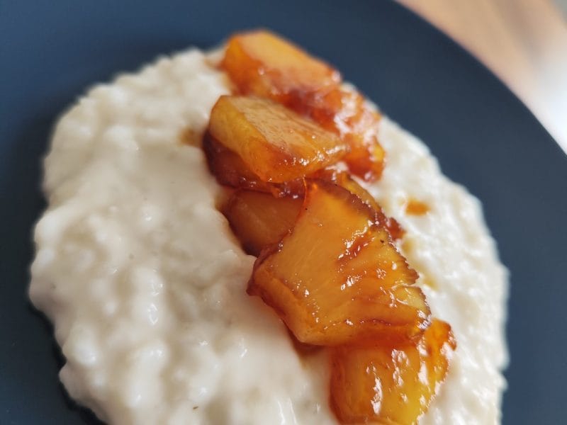 Cliquez pour zoomer ! Riz au lait de coco et bananes caramélisées Thermomix par noze