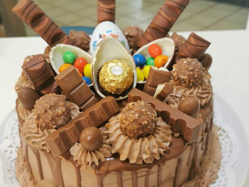 Cliquez pour zoomer ! Layer cake Kinder Bueno Thermomix par pam_6