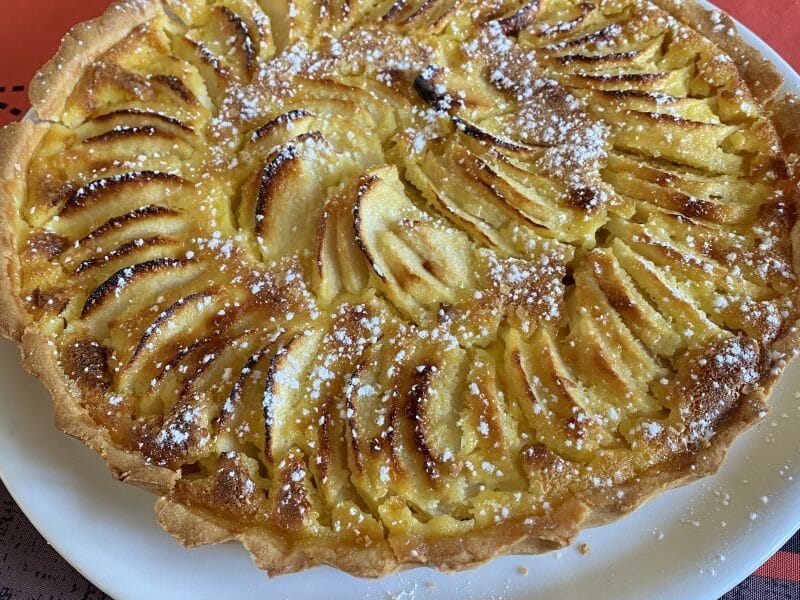 Cliquez pour zoomer ! Tarte normande aux pommes Thermomix par name