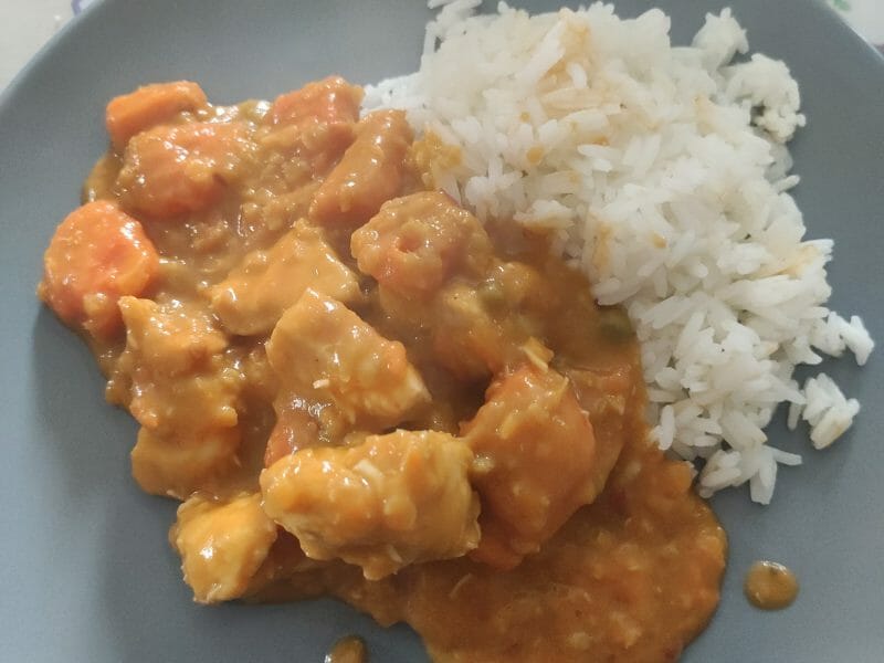 Cliquez pour zoomer ! Curry de poulet aux patates douces Thermomix par missdroopy076